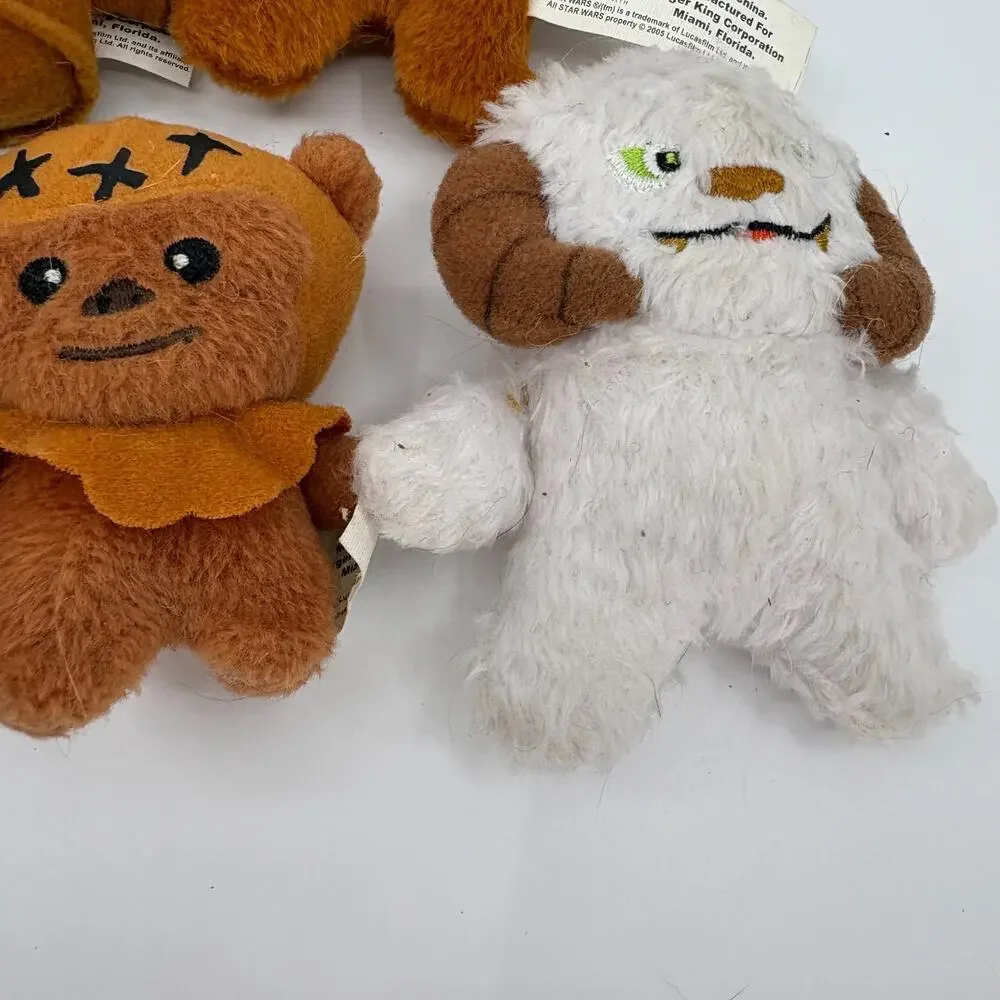 Star Wars Episode III Burger King Plush Toy Lot Of 7 2005 Characters